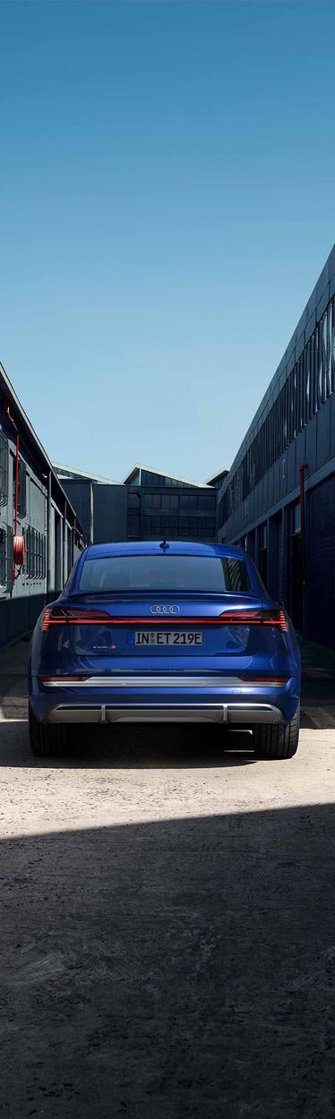 Audi e-tron S Sportback rear